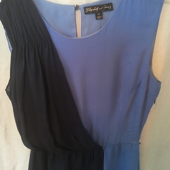 Elizabeth and James Blue & Navy Dress - Picture 2 of 5